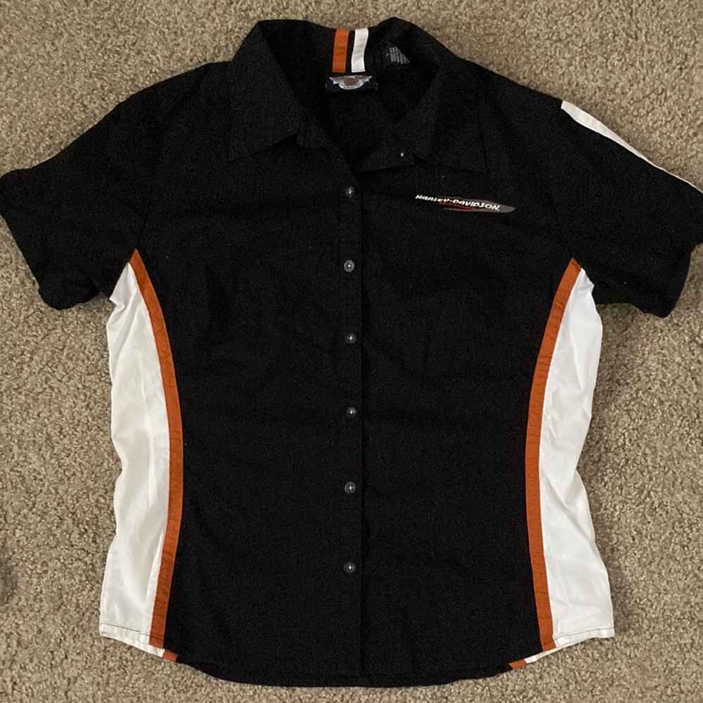 Women’s Harley Davidson button down shirt